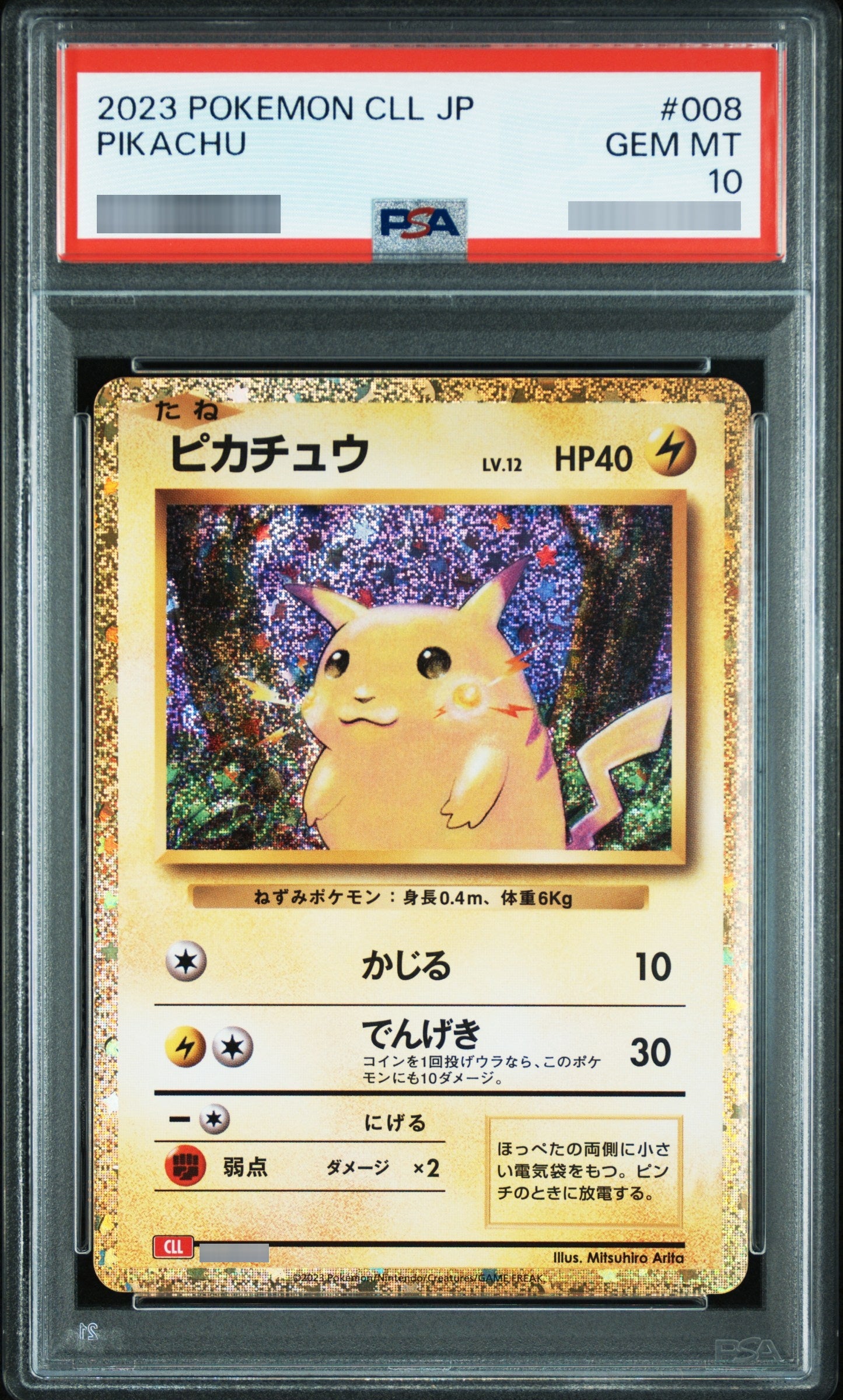 リ*キ様 ピカチュウ　PSA10 ピカチュウPSA10