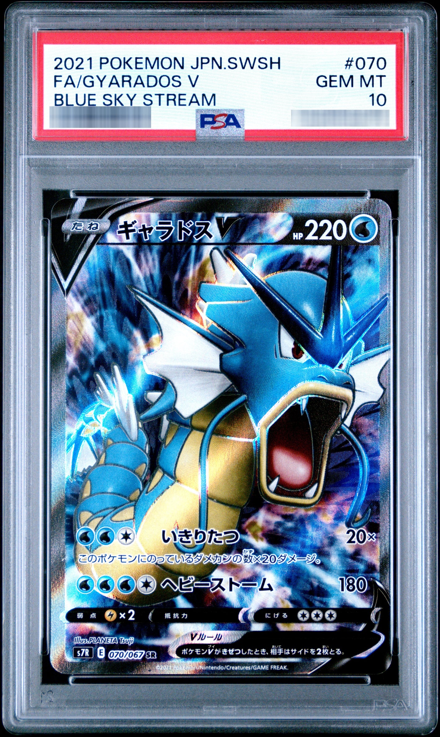 【PSA10】ギャラドスV[S7R] SR 070/067