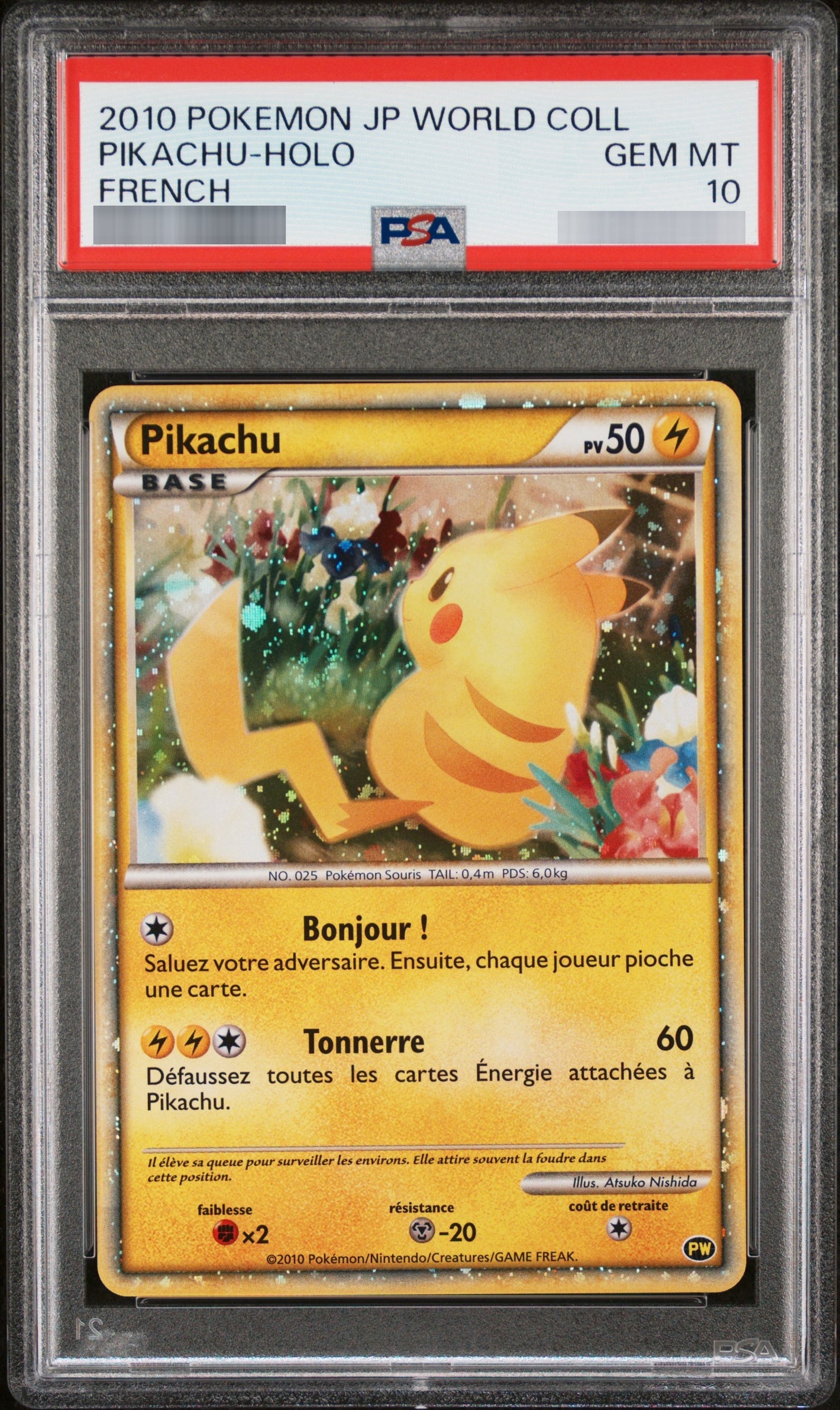 【PSA10】ピカチュウ(フランス) PW